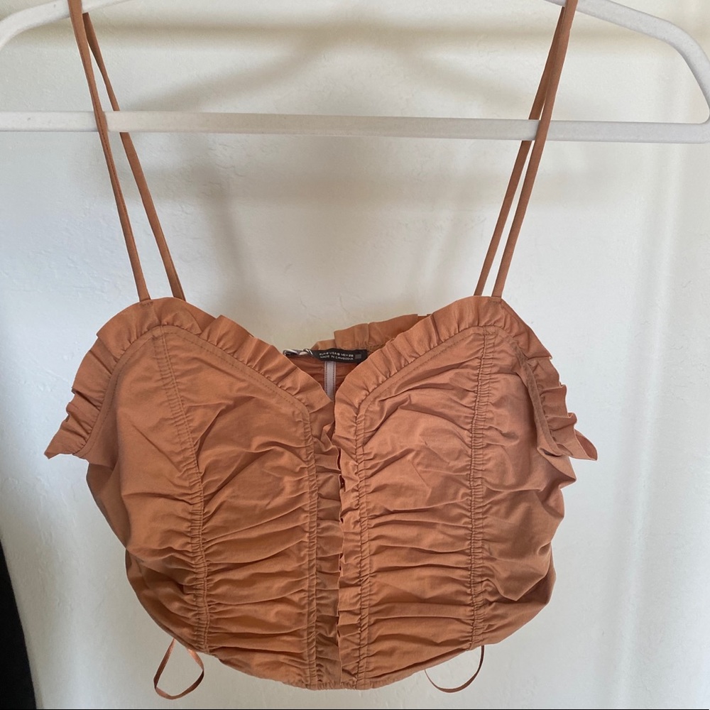 Ruched Zara Crop Top